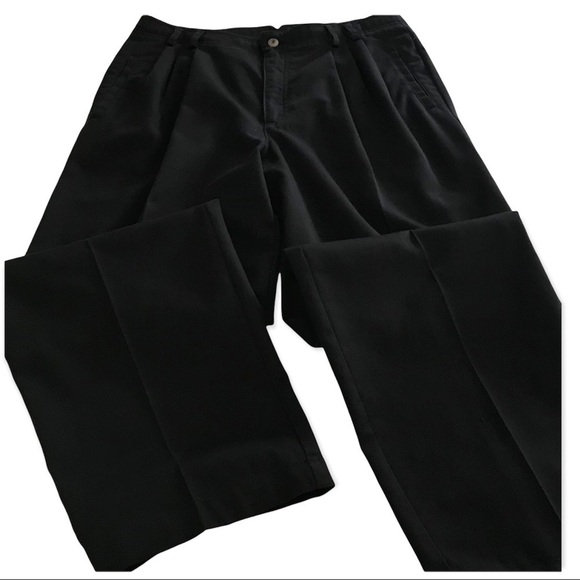 Liz Claiborne Lizsports Black Pleated Pants Trousers - Picture 7 of 14